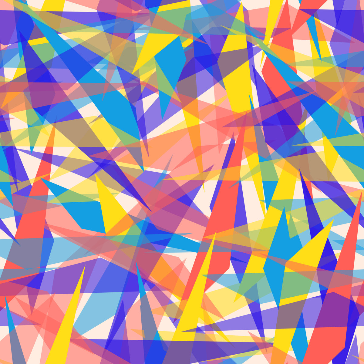 Abstract Prism Fragmentation Wallpaper⁠ in your room — zoomed