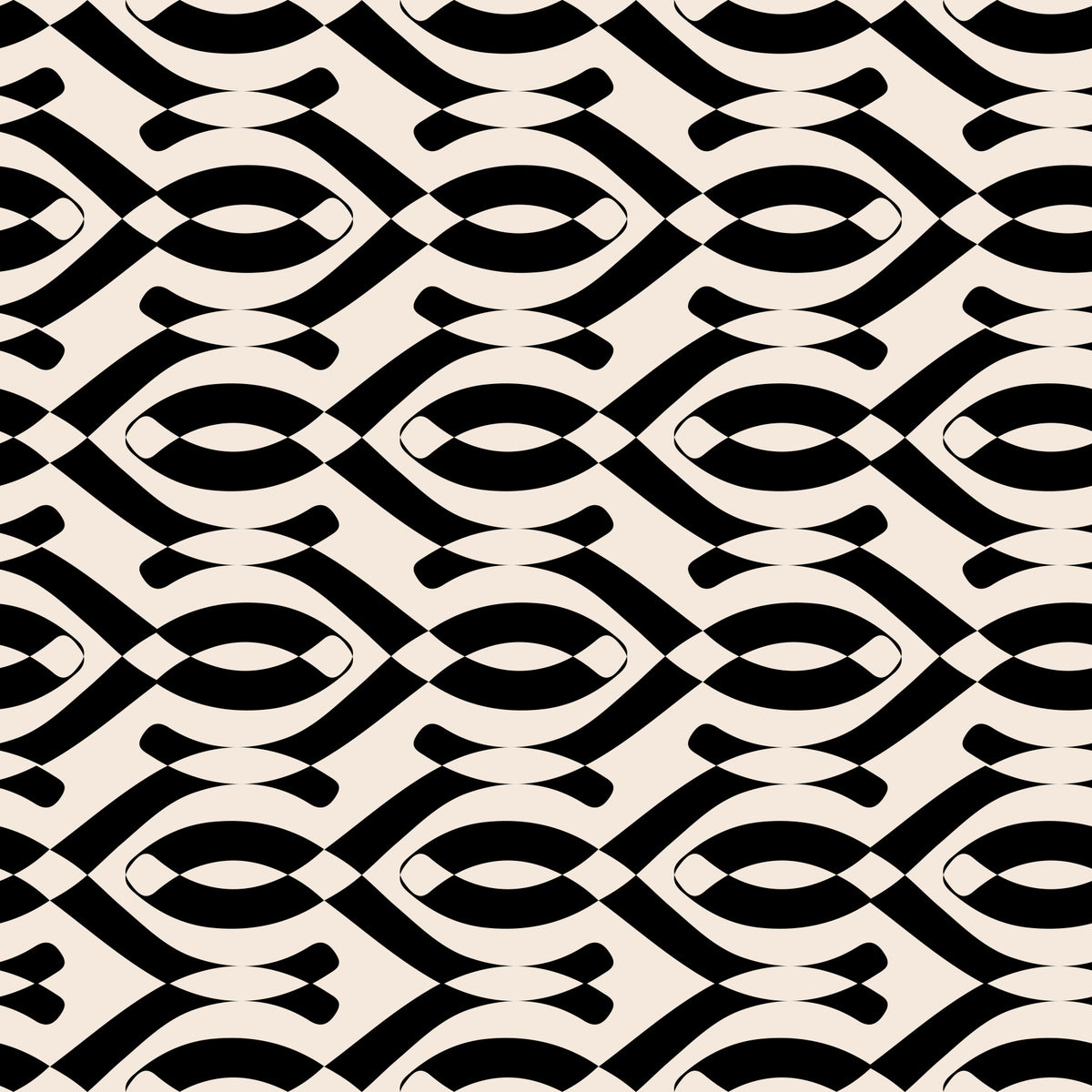 Minimalist Linear Harmony Wallpaper⁠ in your room — zoomed