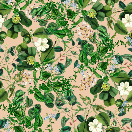 Vintage Botanical Foliage Wallpaper⁠