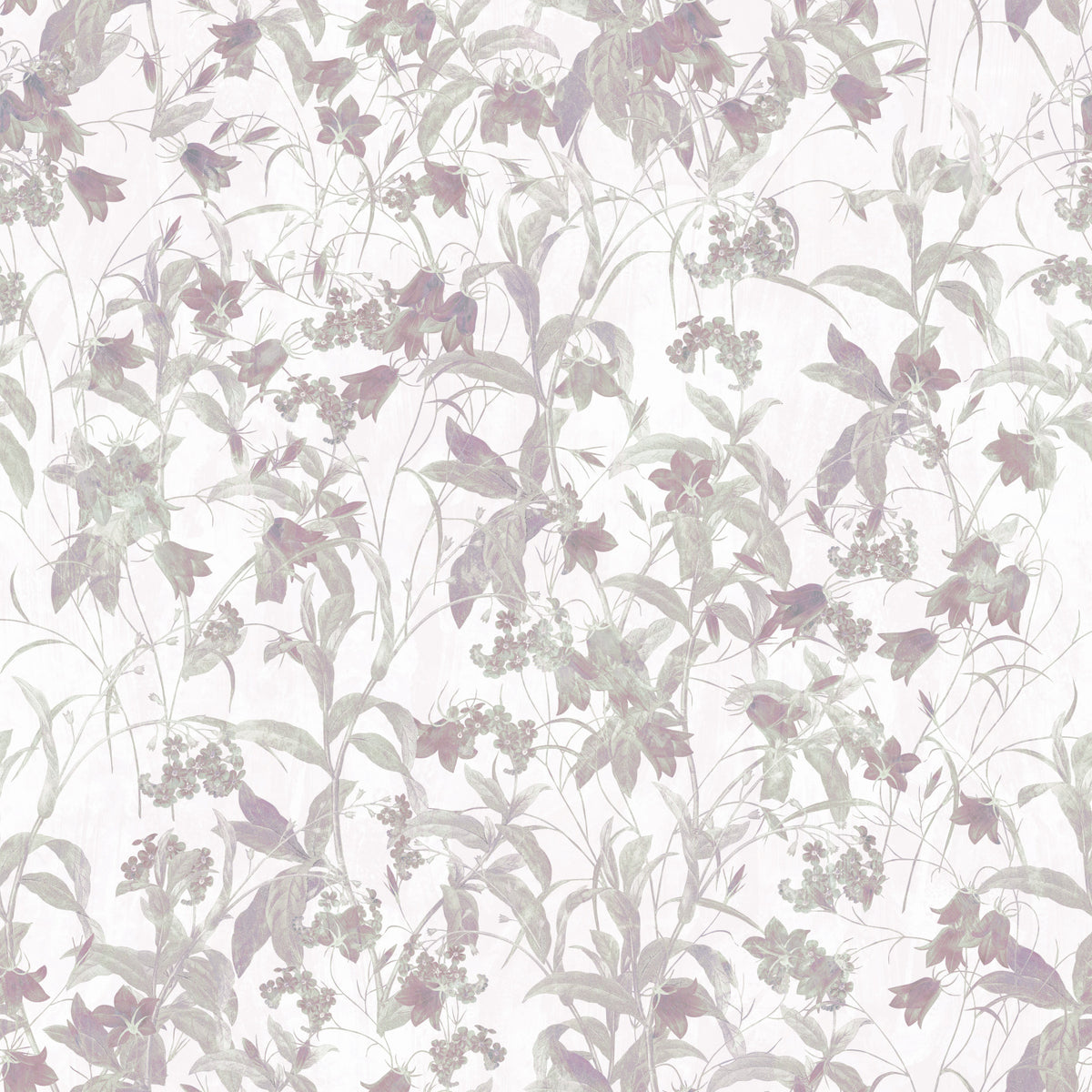 Serene Watercolor Botanical Trail Wallpaper⁠
