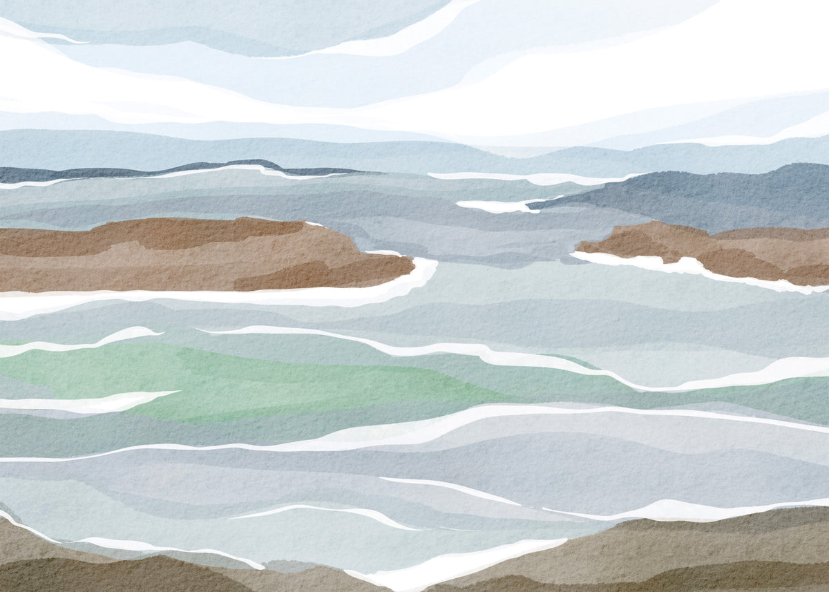 Atlantic Ocean view Wall Mural