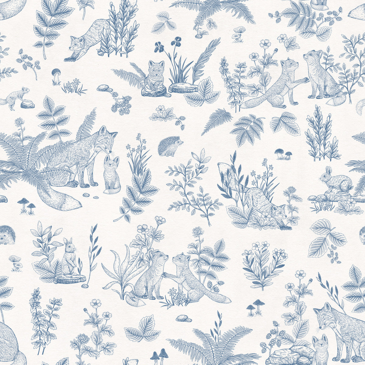 Enchanted Forest Sketch Wallpaper⁠ in your room — zoomed