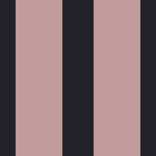 Charcoal and Dusky Pink Stripes Wallpaper⁠