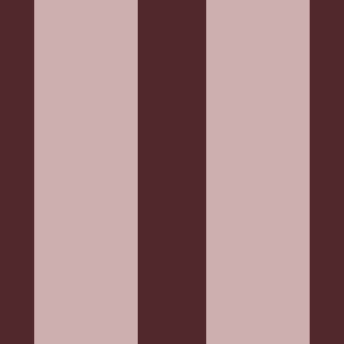 Minimalist Taupe and Chocolate Stripe Wallpaper⁠ in your room — zoomed
