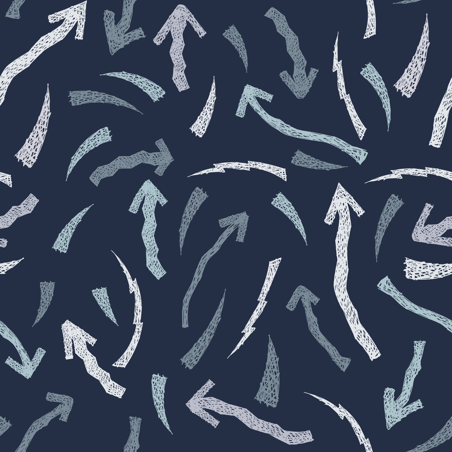 Crayon Scribble Arrows Wallpaper⁠