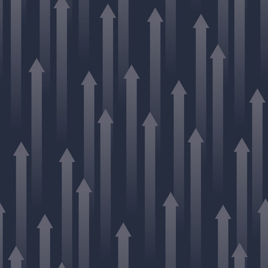Ascending Arrow Geometric Motif Wallpaper⁠