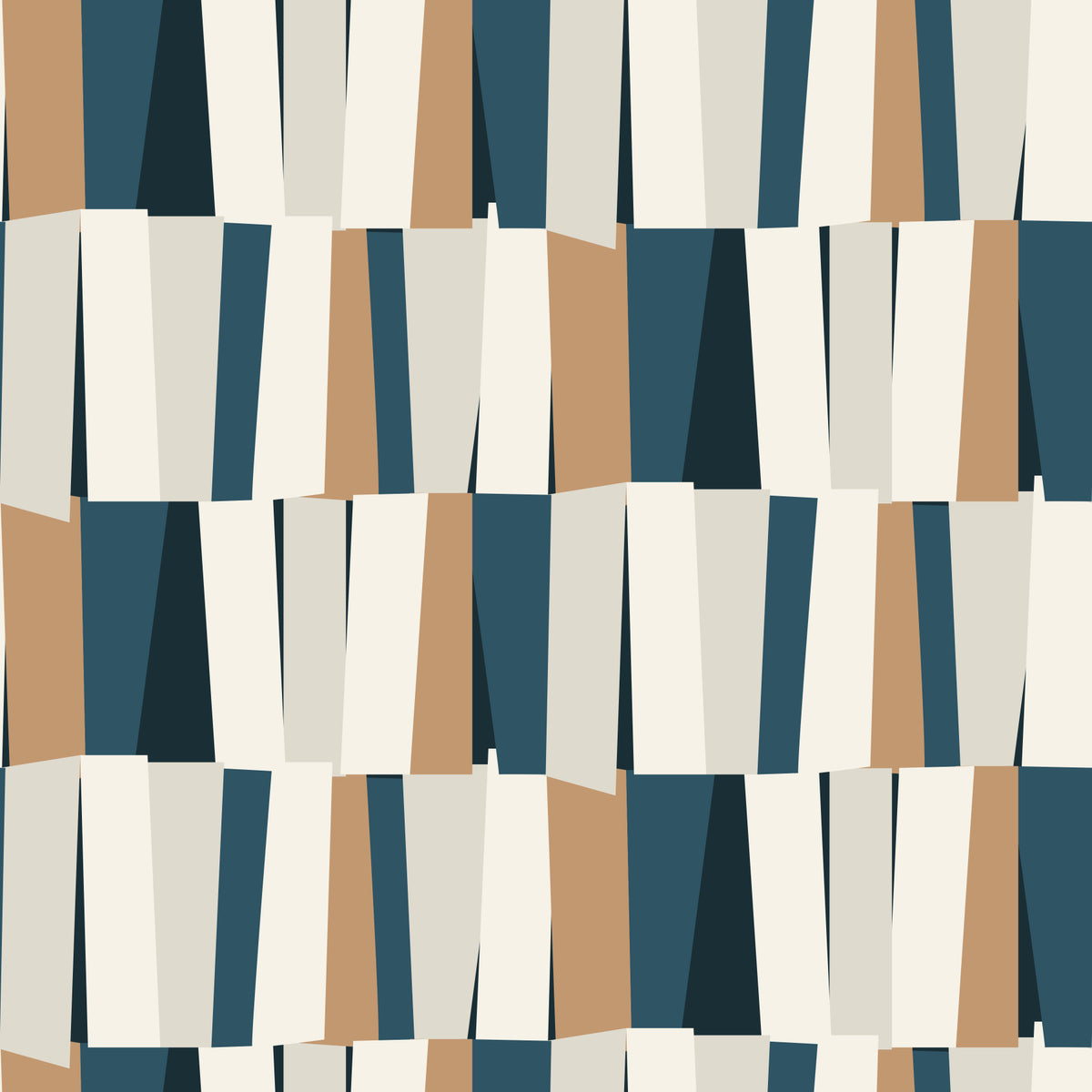 Abstract Geometric Vertical Panel Art Wallpaper⁠