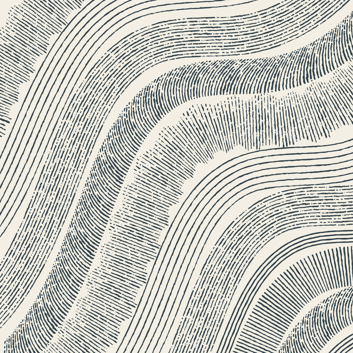 Charcoal Rippled Texture Design Wall Mural in your room — zoomed