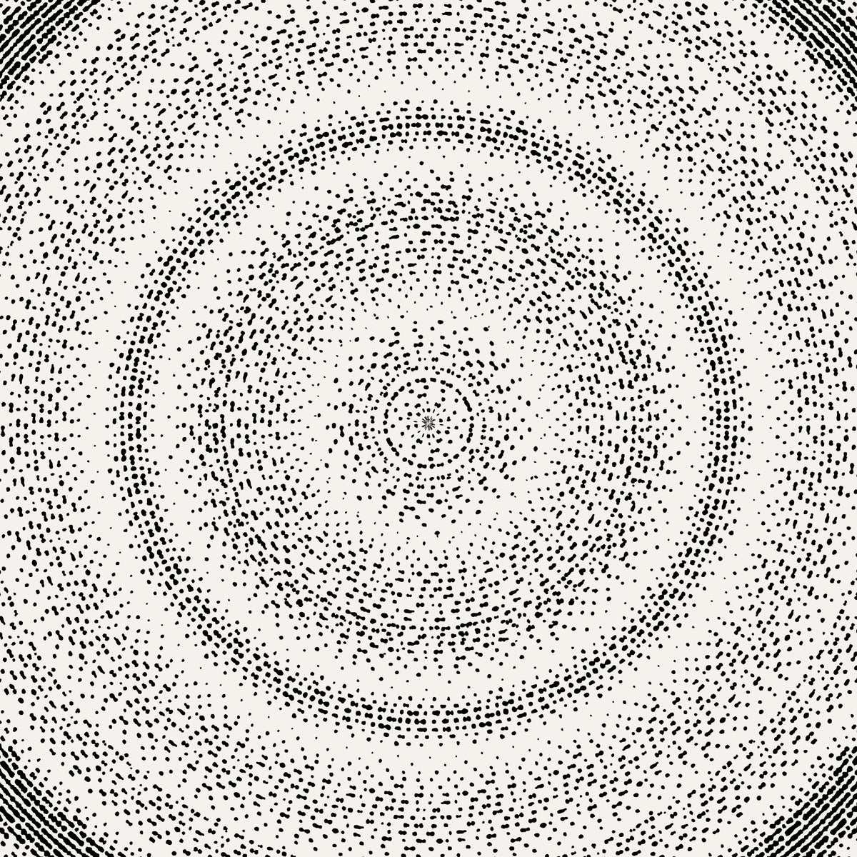 Celestial Dotted Drip Circle Wall Mural