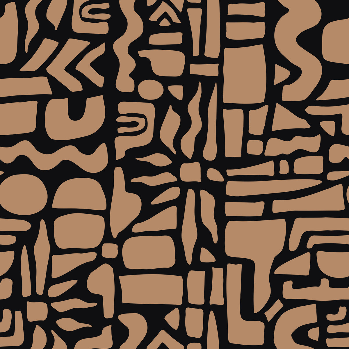 Abstract Earth Toned Geometric Shapes Wallpaper⁠ in your room — zoomed