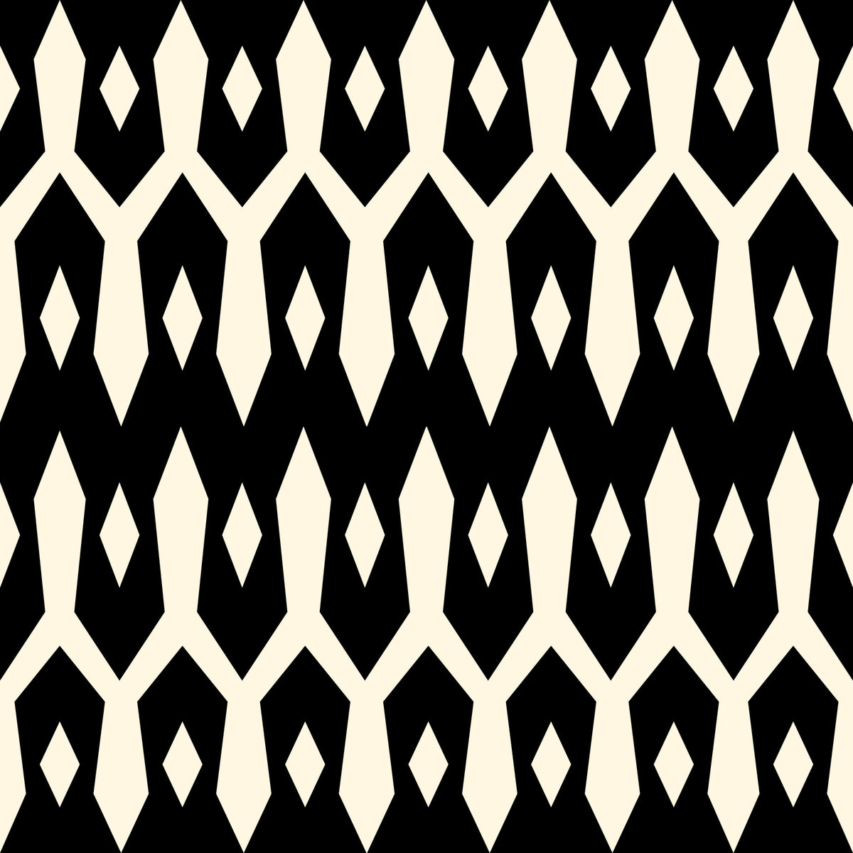 Abstract Interlocking Diamond Motif Wallpaper⁠