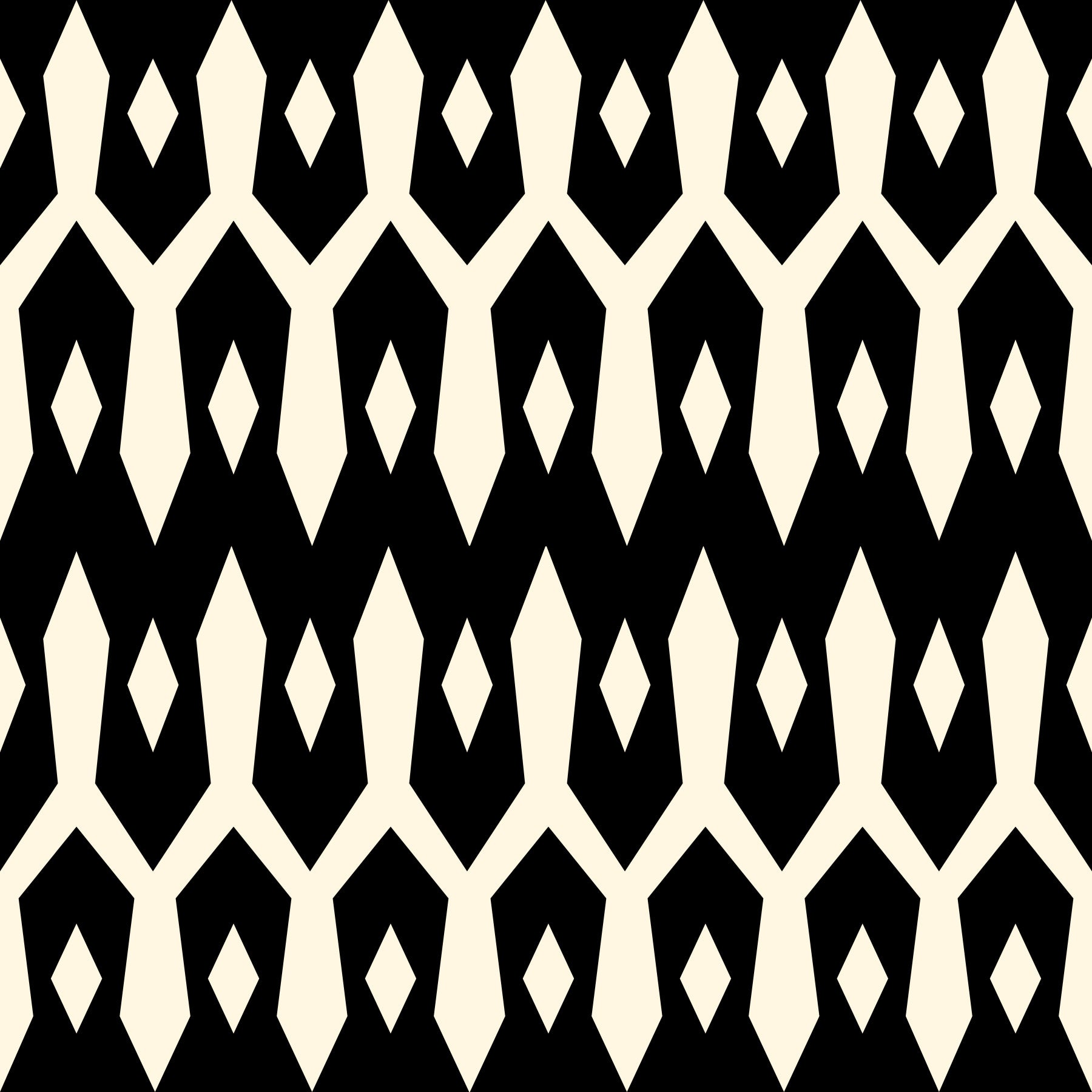 Abstract Interlocking Diamond Motif Wallpaper⁠