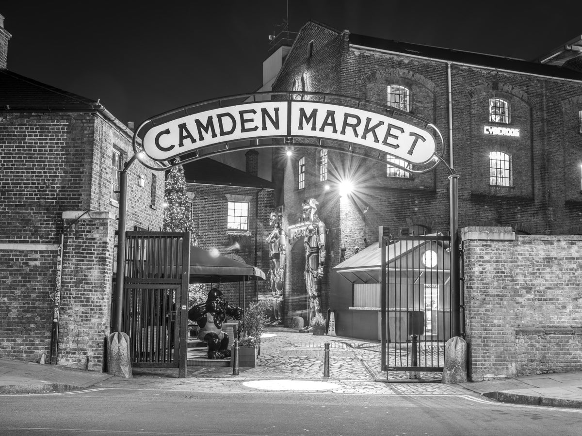 Iconic London Camden Market Archway Wall Mural