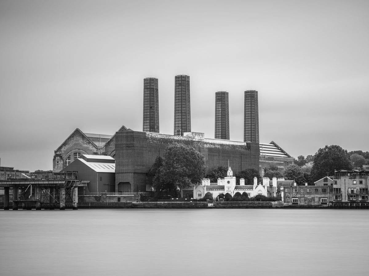 Greenwich Power Station Wall Mural