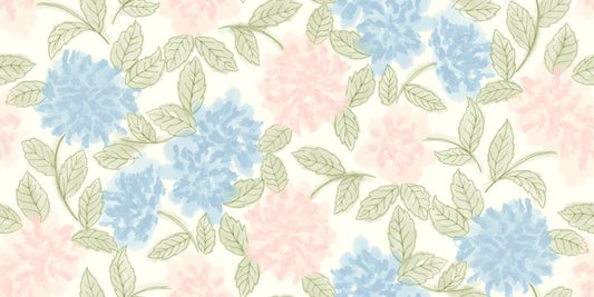 Soft Watercolor Hydrangea Bloom Wallpaper⁠