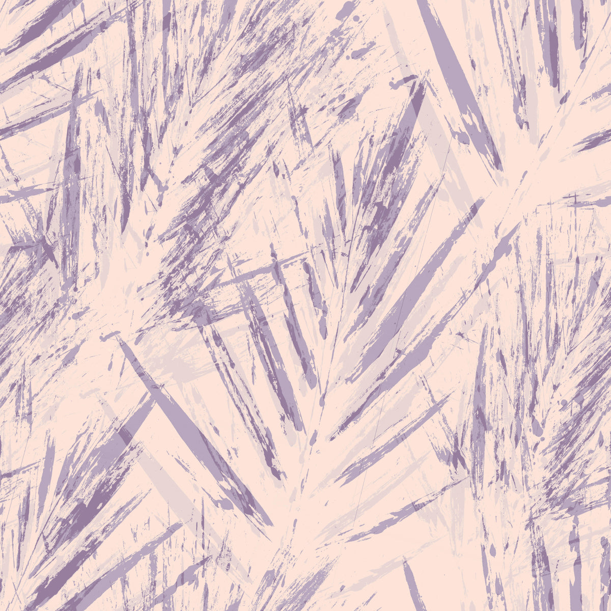 Abstract Lavender Ferns Wallpaper⁠ in your room — zoomed