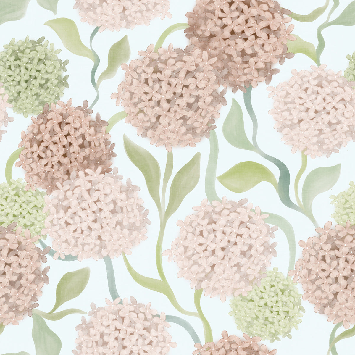 Dreamy Watercolor Petal Clusters Wallpaper⁠ in your room — zoomed