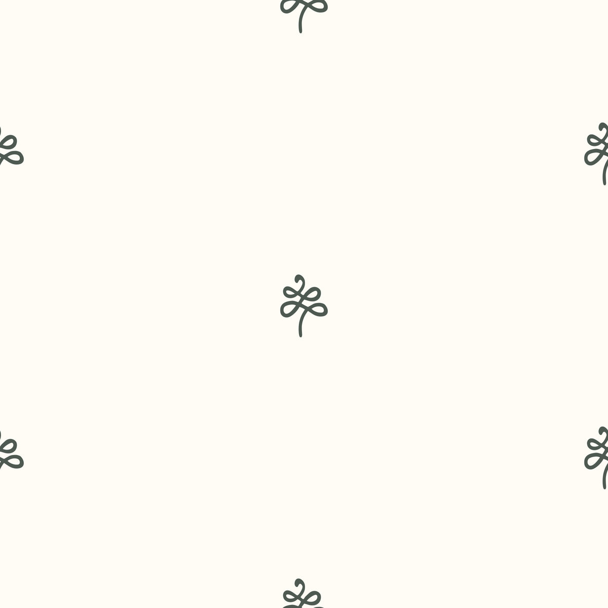 Minimalist Hand-Drawn Flourish Pattern Wallpaper⁠