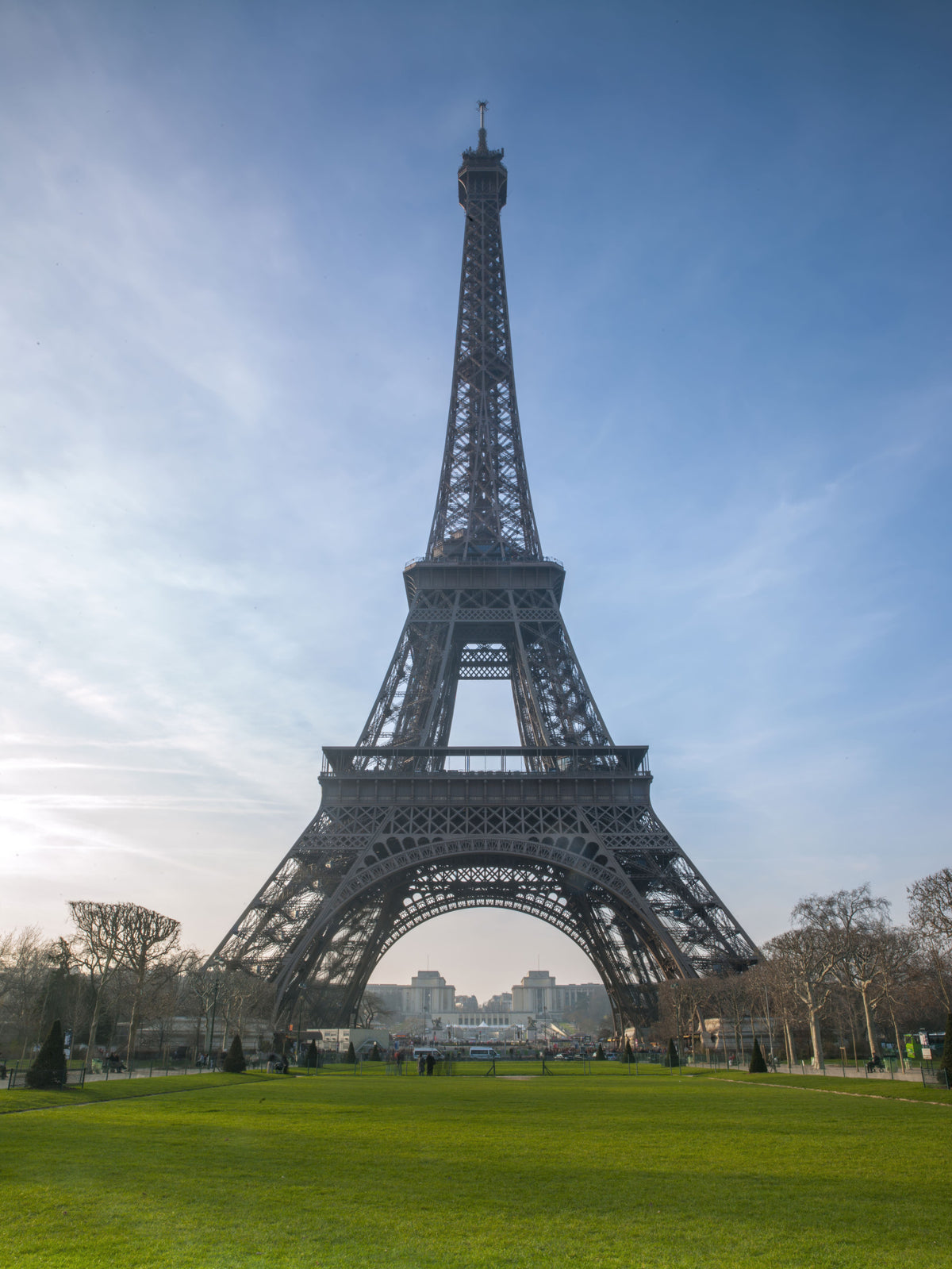 Iconic Paris Landmark Iron Lattice Wall Mural