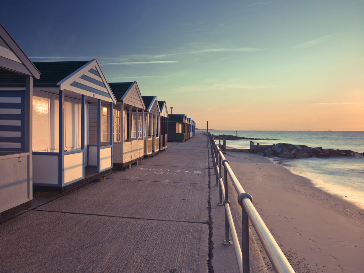 Sunrise Promenade View Wall Mural in your room — zoomed