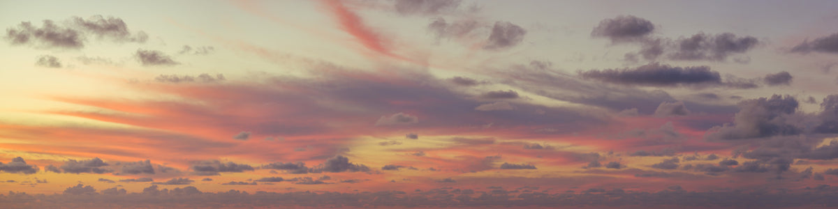 Twilight Gradient Skies Wall Mural in your room — zoomed