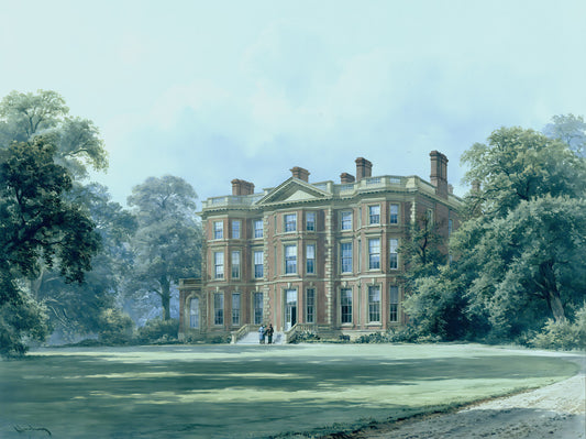 Stately Country Manor Estate Wall Mural