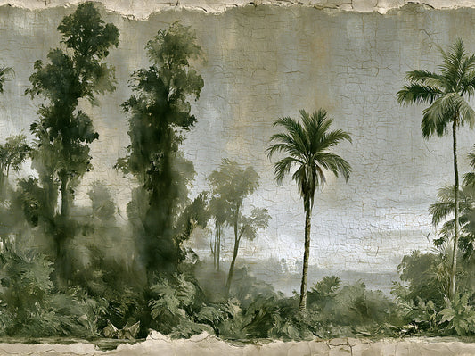 Aged Tropical Forest Landscape Wall Mural