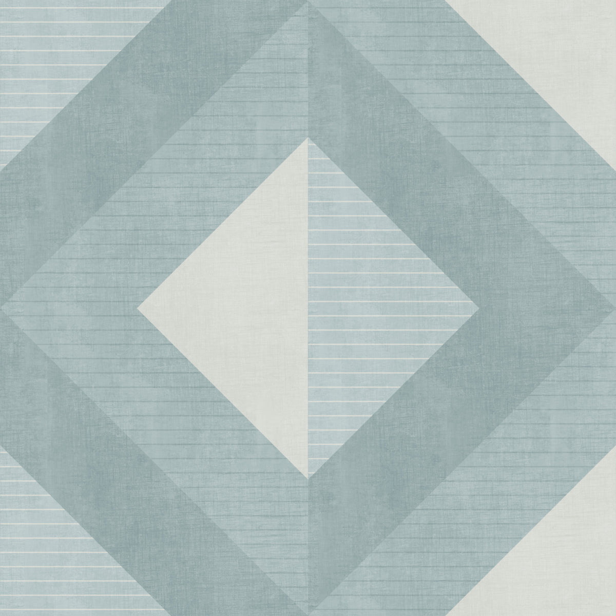 Cerulean Geometric Diamond Layer Wallpaper⁠ in your room — zoomed