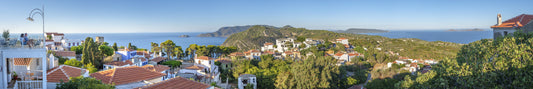 Sun-Kissed Aegean Hillside Retreat Wall Mural