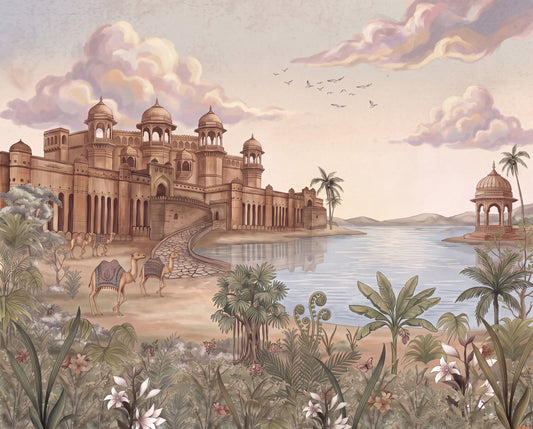 Palace by the Lake Wall Mural - RJM01