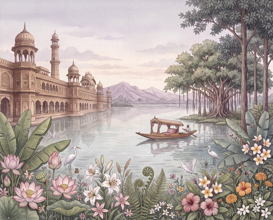 The Palace of Serene Waters Wall Mural - RJM04