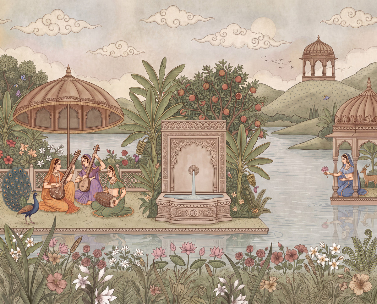 The Enchanted Garden of Raag Wall Mural - RJM08