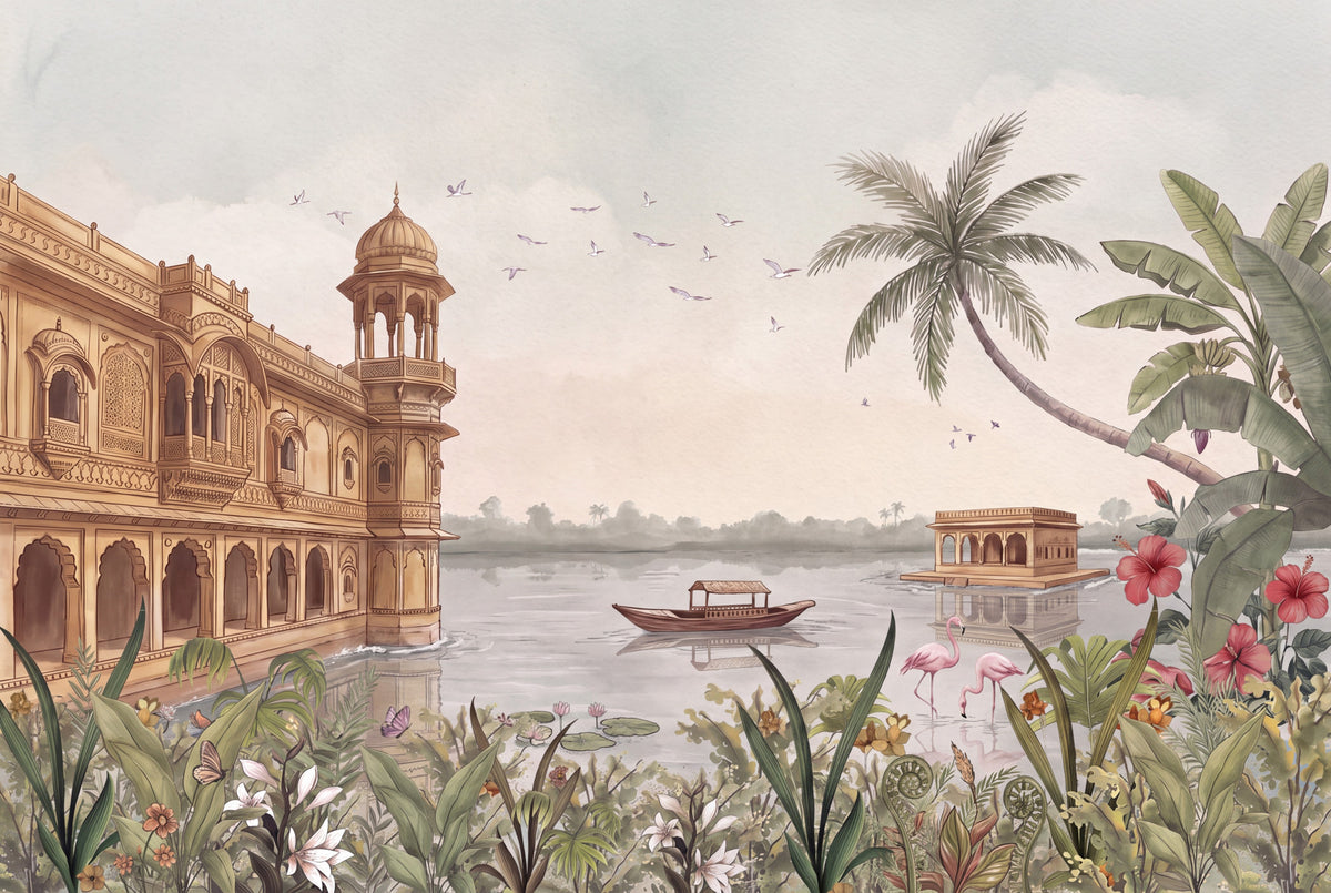 Jheel Mahal Wall Mural - RJM22
