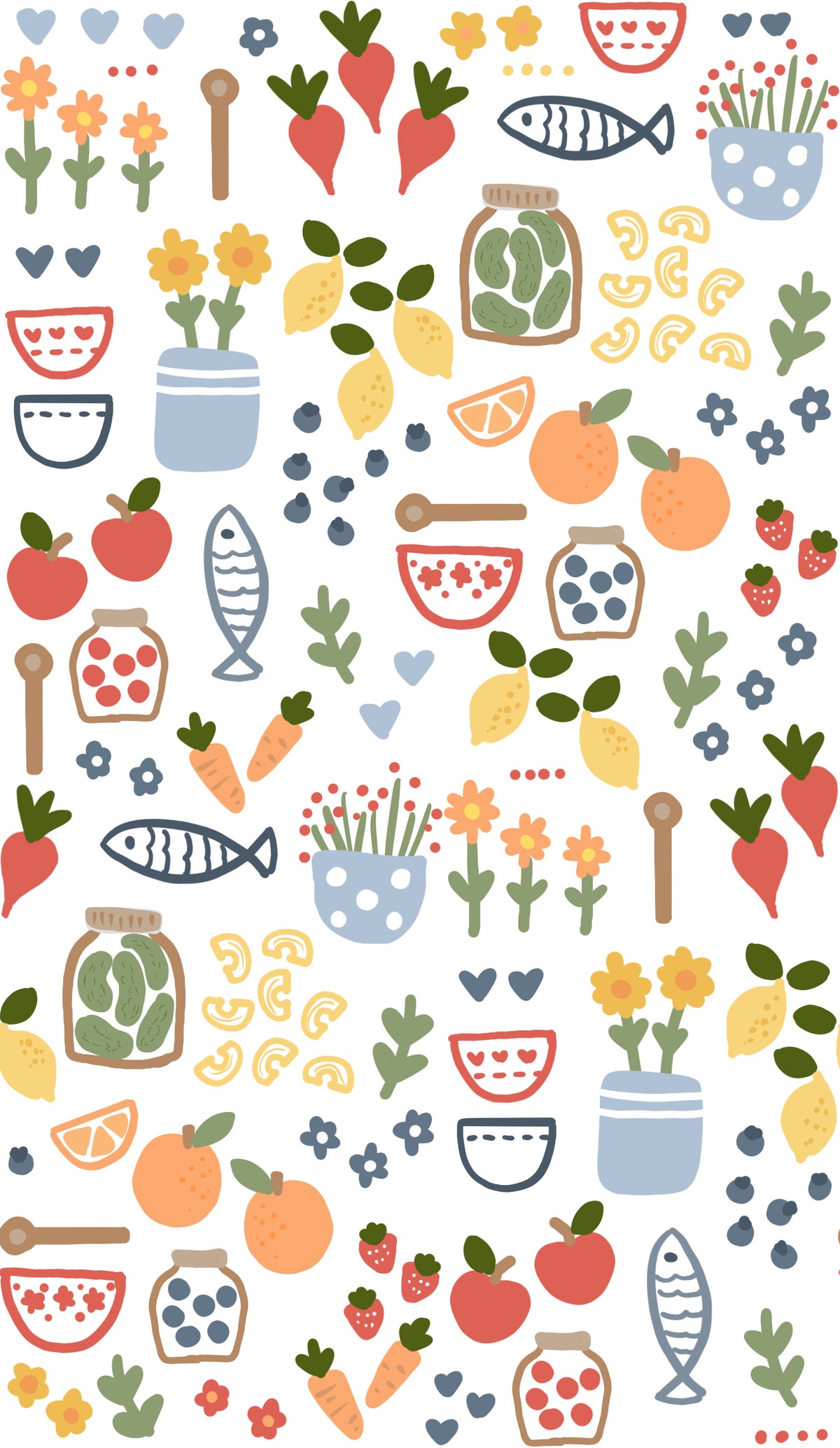 Farmers Markets Wallpaper⁠ in your room — zoomed