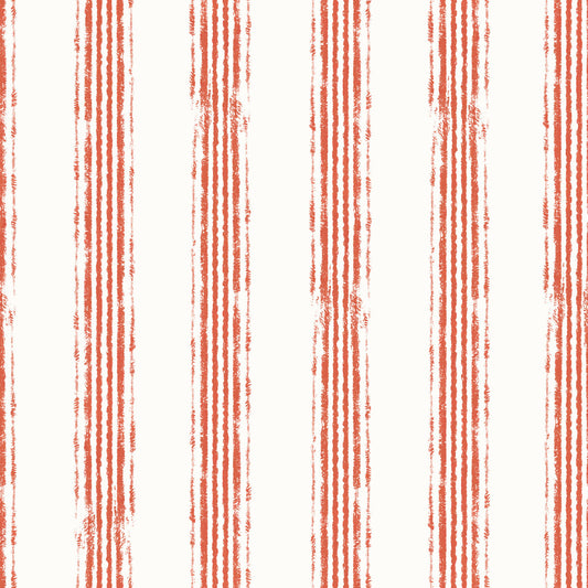 Minimalist Terracotta Line Pattern Wallpaper⁠