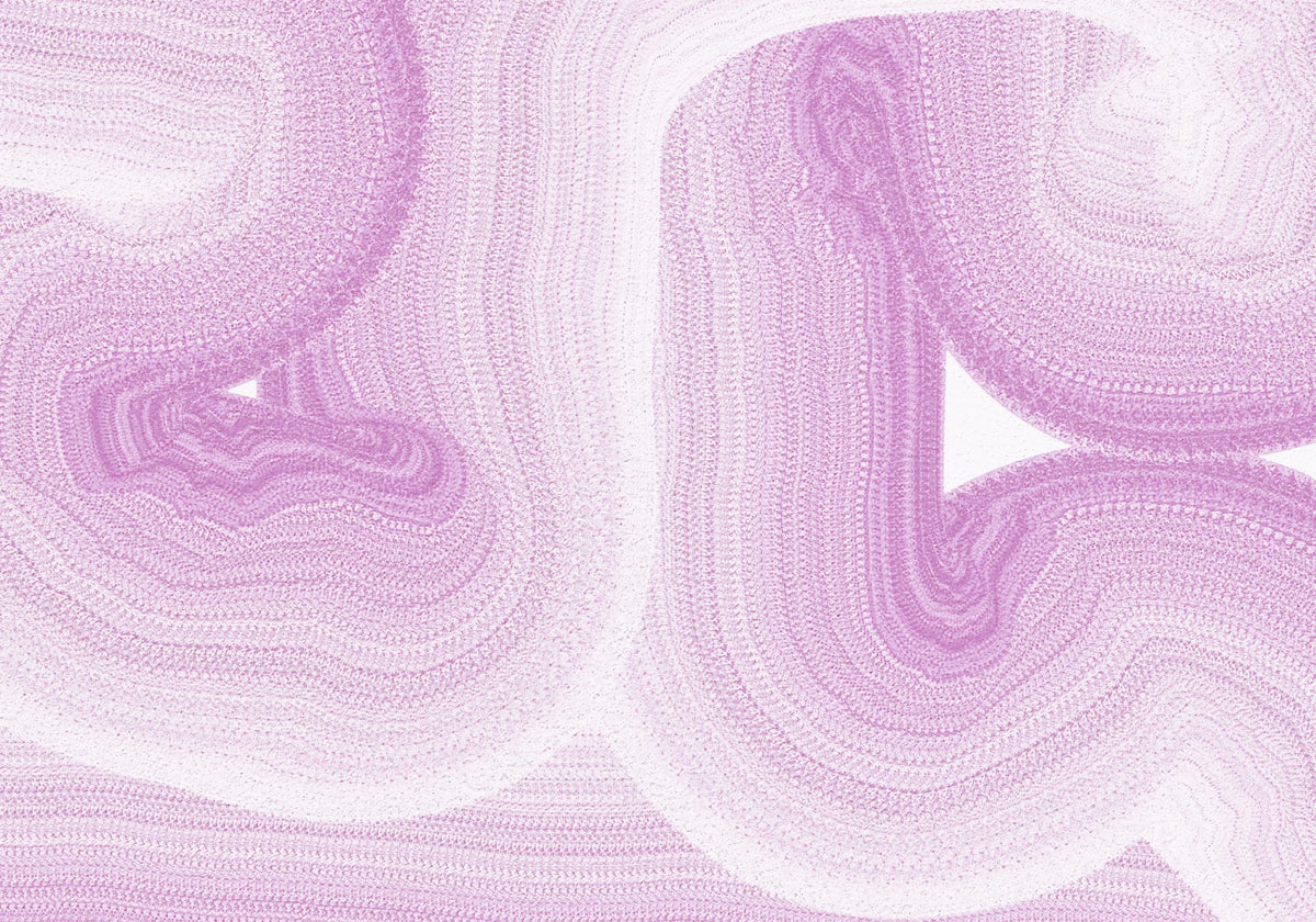 Soft Lavender Fluid Marble Flow Wall Mural