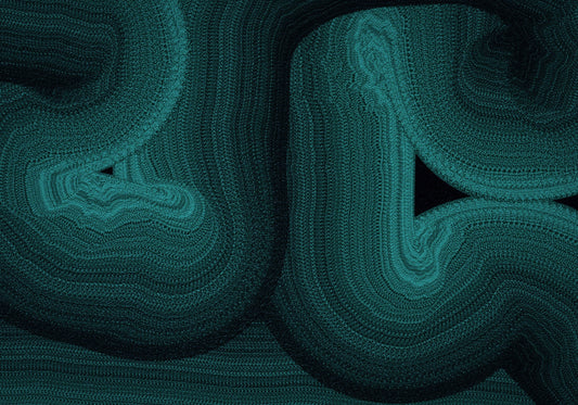 Deep Ocean Swirls Wall Mural