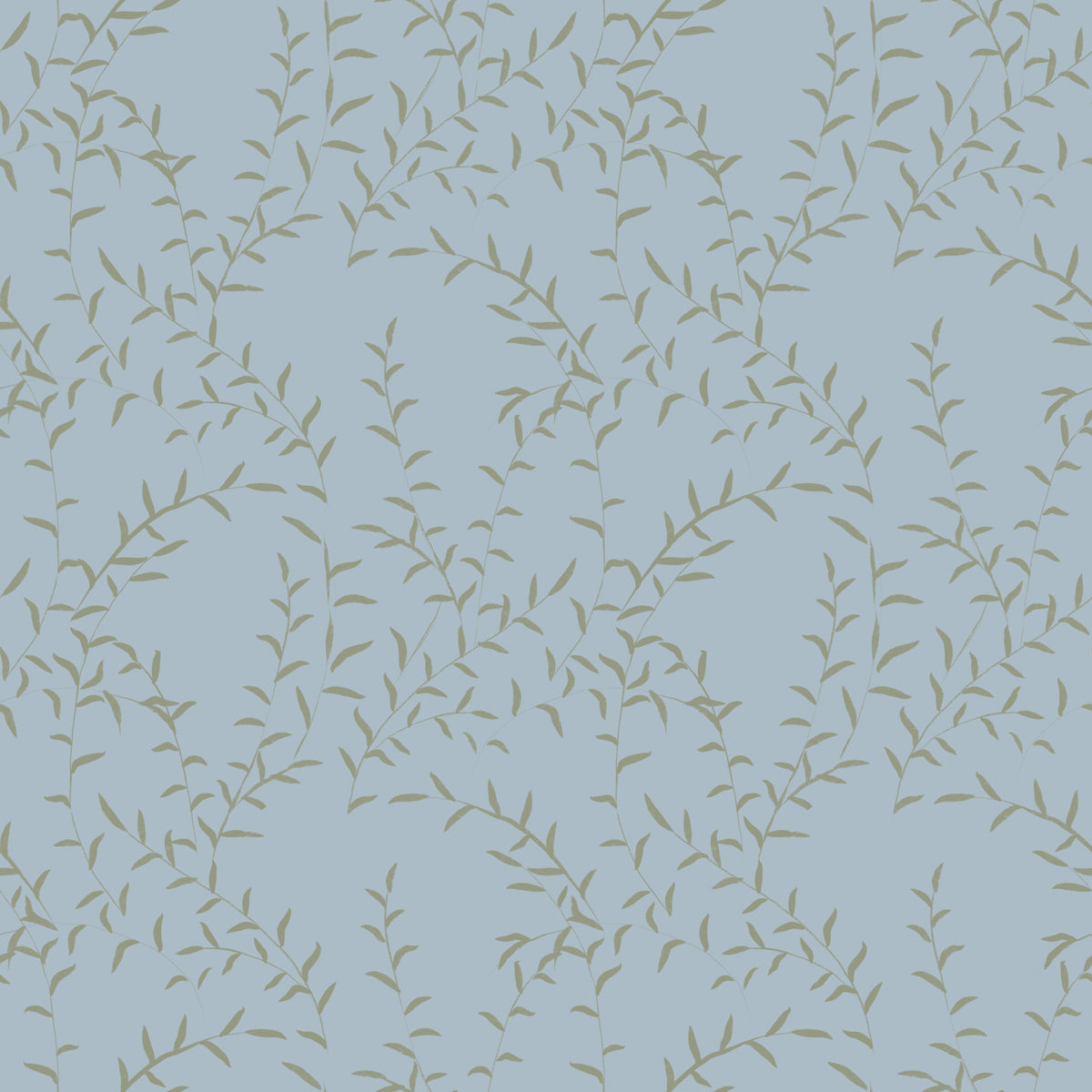 Minimalist Willow Leaf Stream Wallpaper⁠