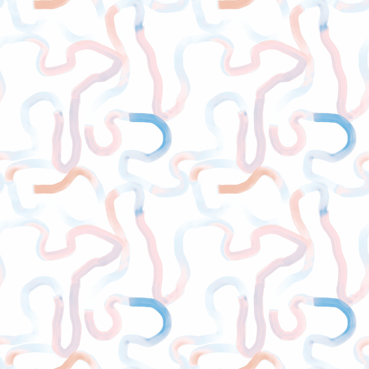 Soft Pastel Ribbon Motion Wallpaper⁠ in your room — zoomed