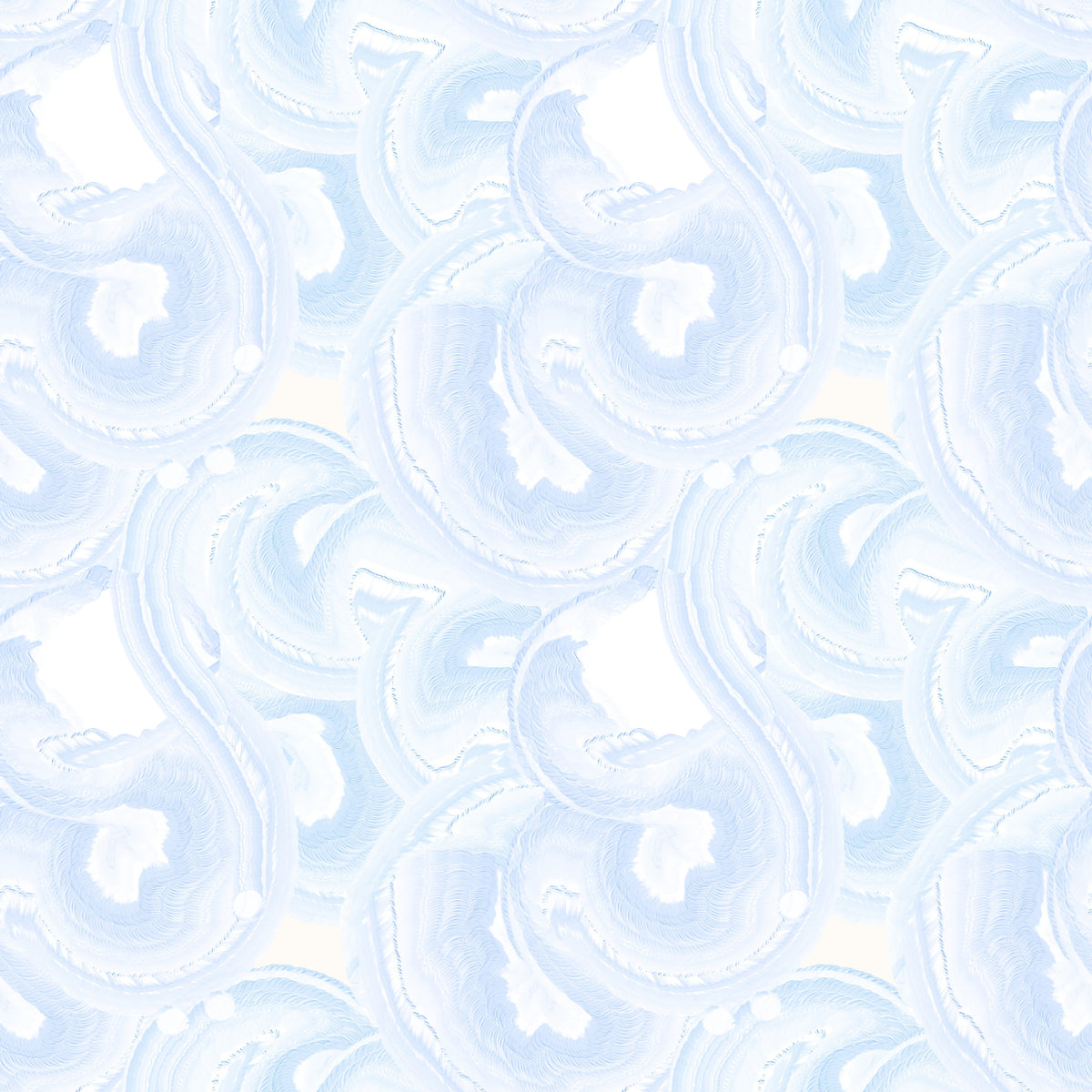 Soft Azure Swirls Abstract Wallpaper⁠ in your room — zoomed