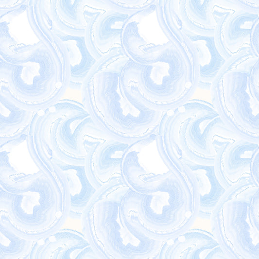 Soft Azure Swirls Abstract Wallpaper⁠