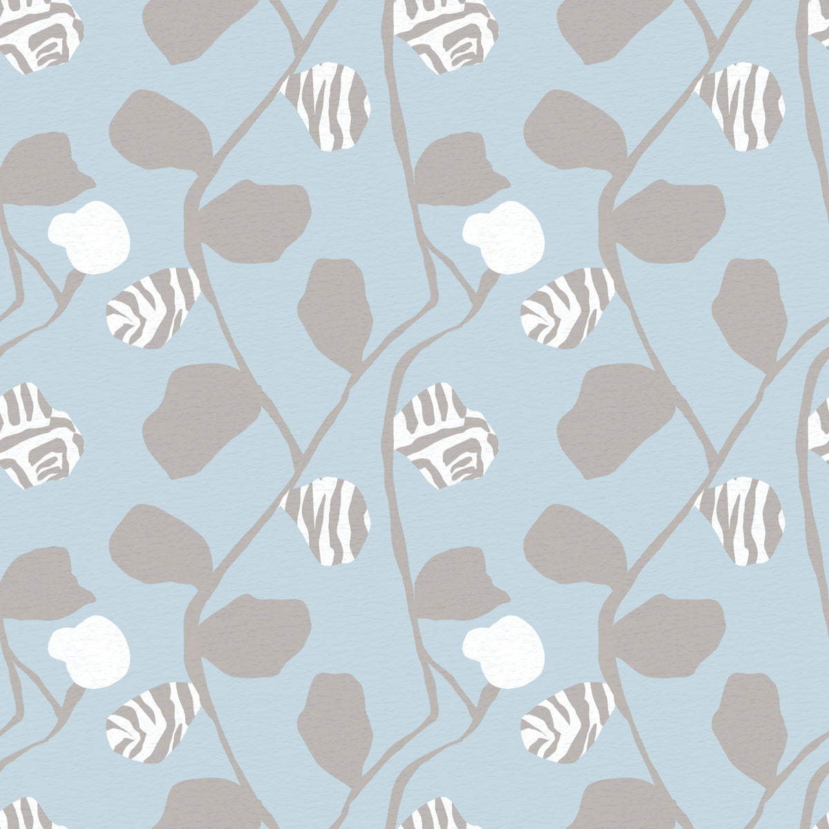 Soft Serenity Botanical Trail Wallpaper⁠
