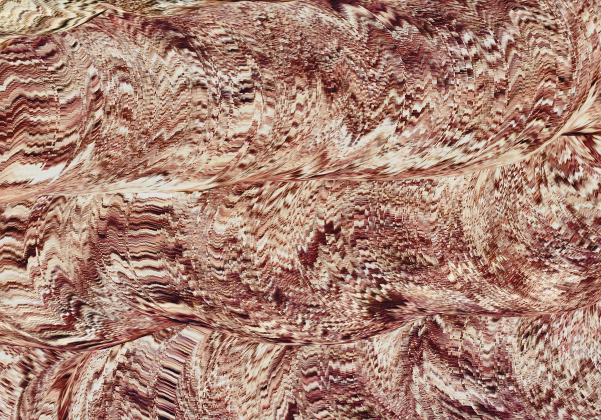 Textured Ochre Sand Dunes Wall Mural