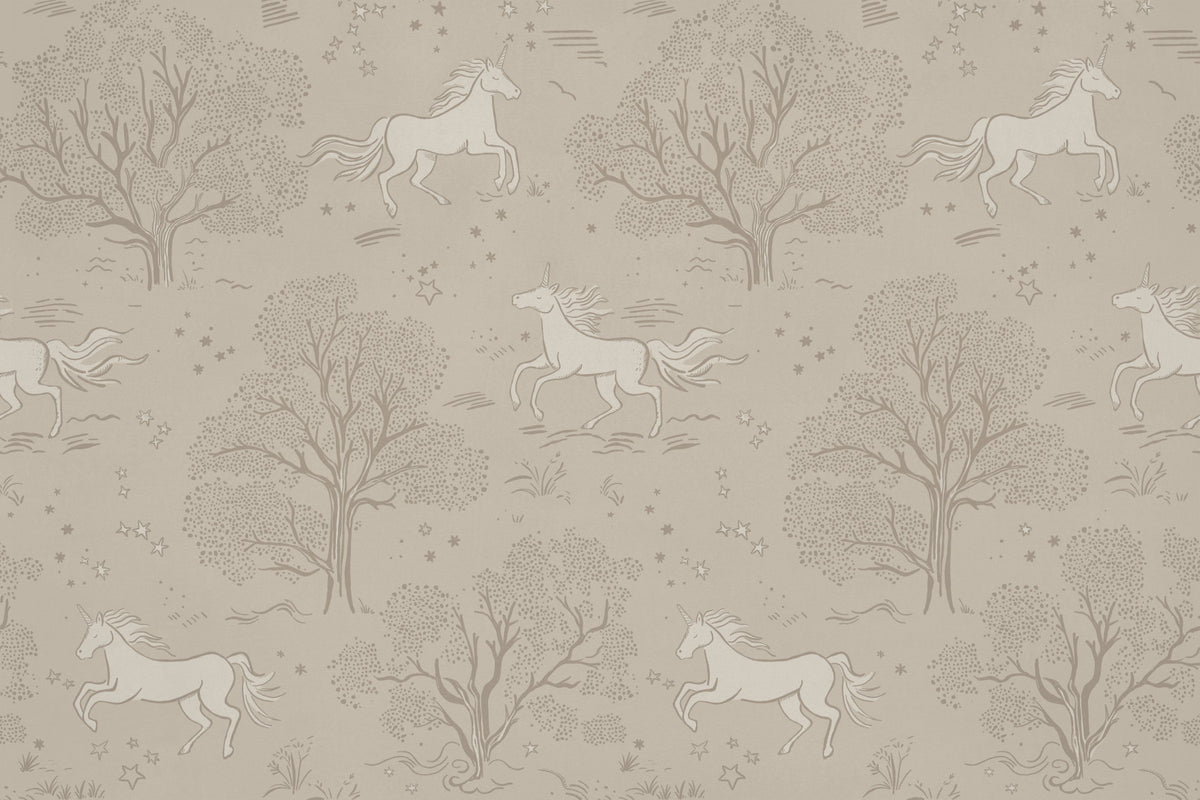 Magical Unicorn Dreamland – Sandstone Wall Mural Wall Mural