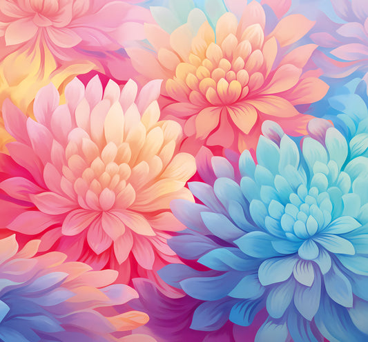 Abstract Petal Composition Wall Mural