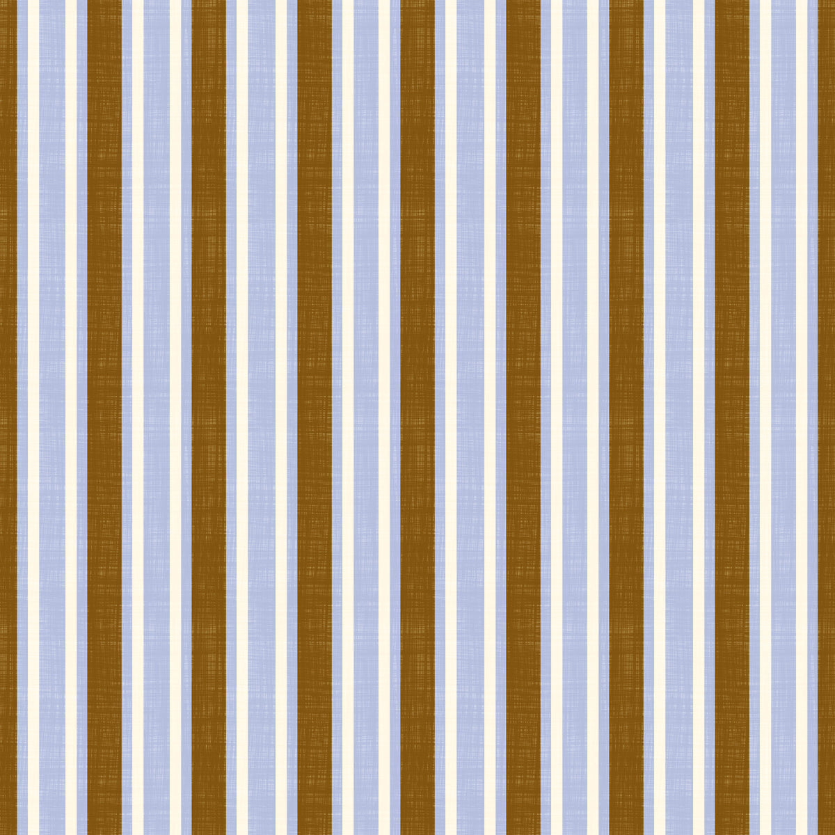 Ivy League Faux Linen Vertical Stripes - Lilac Mustard And Cream Wallpaper⁠