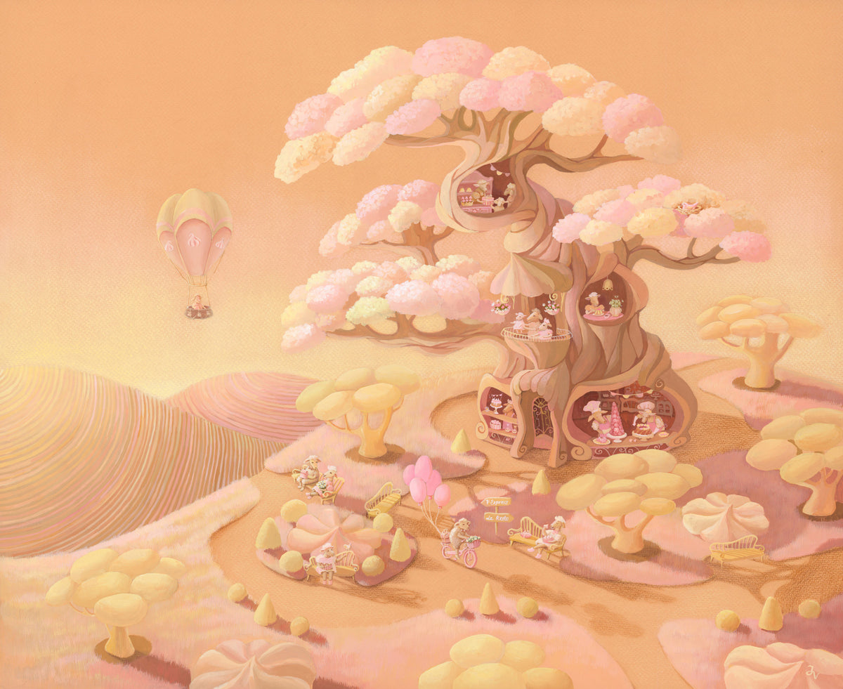 Little Lamb Bakery Wall Mural
