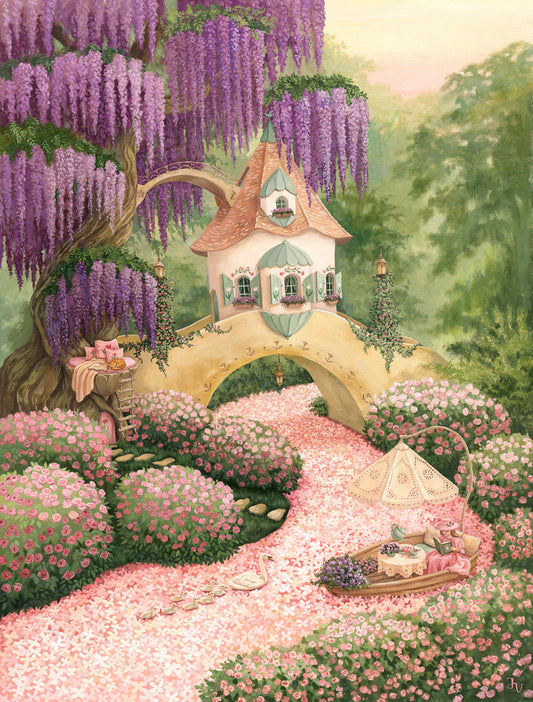 Rosy River Wall Mural
