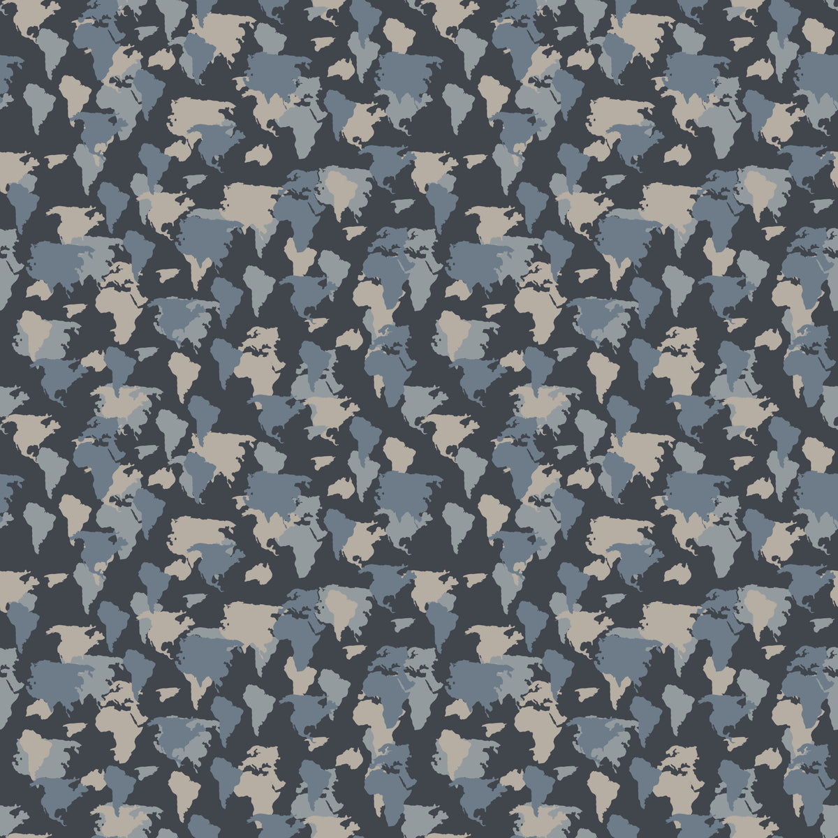 Modern Geographic Tonal Motif Wallpaper⁠