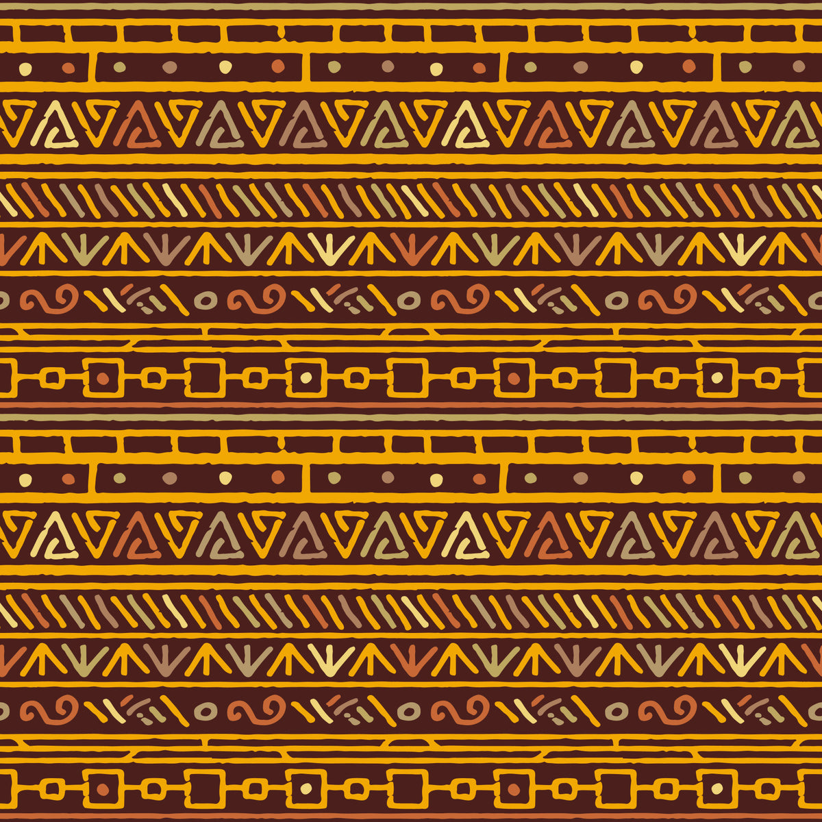 Geometric Hand-Drawn Tribal Bands Wallpaper⁠